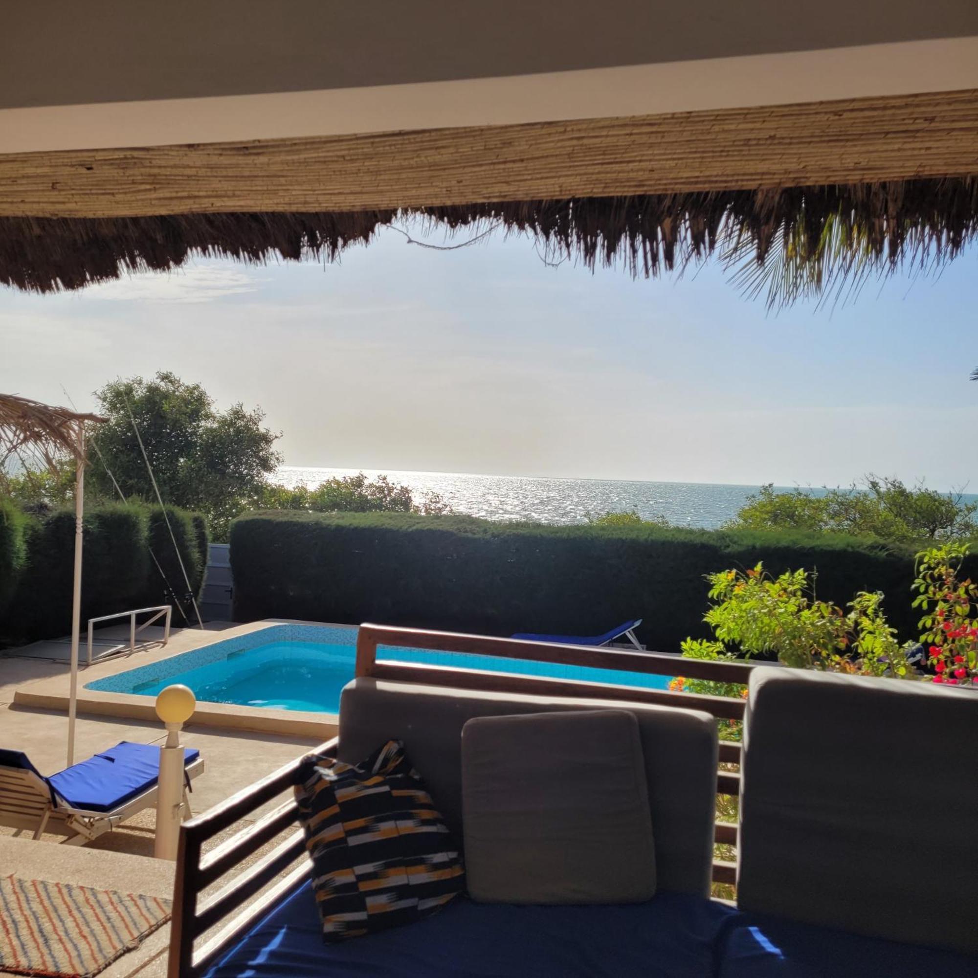 La Villa Sur La Plage Palmarin Bagian luar foto