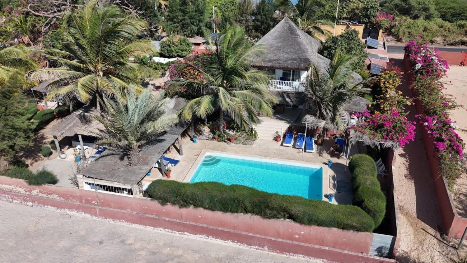 La Villa Sur La Plage Palmarin Bagian luar foto